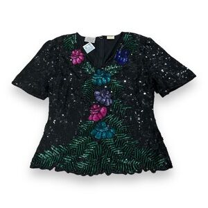 STENAY FLORAL SEQUENCE TOP